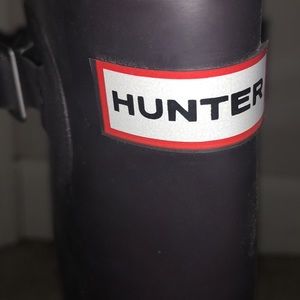 Tall Hunter Boots Sz 9 deep purple